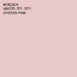#EBC9C9 - Oyster Pink Color Image